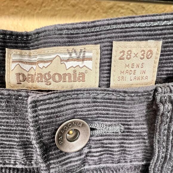 Patagonia Iron Clad Straight Leg Gray Corduroy Pants Mens 28x30 - Picture 2 of 11
